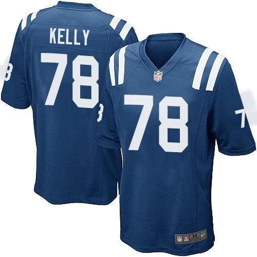 Kid Nike Colts 78 Ryan Kelly Royal Blue Team Color NFL Jersey