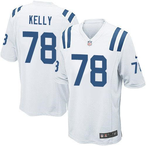 Kid Nike Colts 78 Ryan Kelly White NFL Jersey