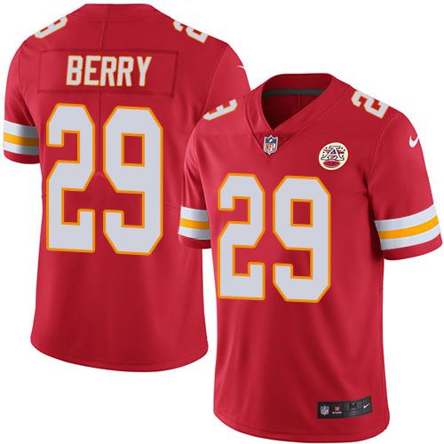 Kid Nike Kansas City Chiefs 29 Eric Berry Red NFL Limited Rush Jersey