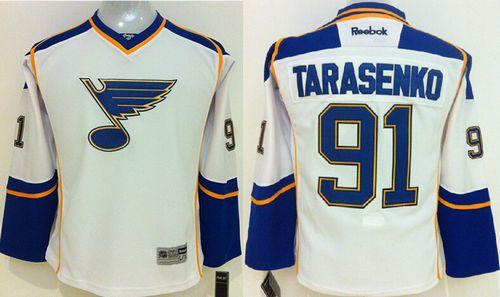 Kid St. Louis Blues 91 Vladimir Tarasenko White NHL Jersey