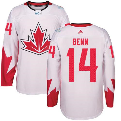 Kid Team Canada 14 Jamie Benn White 2016 World Cup NHL Jersey