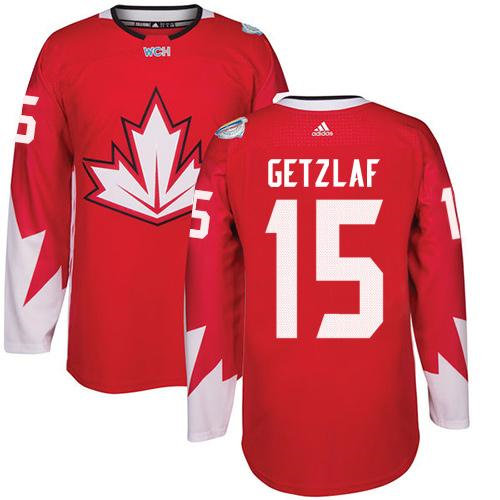 Kid Team Canada 15 Ryan Getzlaf Red 2016 World Cup NHL Jersey