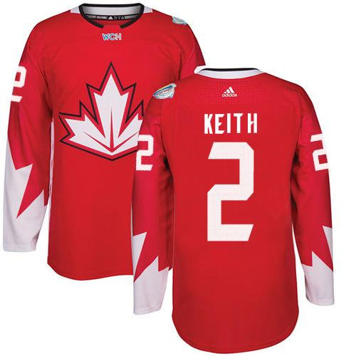 Kid Team Canada 2 Duncan Keith Red 2016 World Cup NHL Jersey