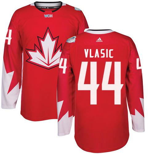 Kid Team Canada 44 Marc-Edouard Vlasic Red 2016 World Cup NHL Jersey