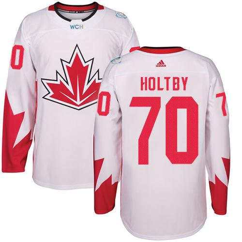 Kid Team Canada 70 Braden Holtby White 2016 World Cup NHL Jersey