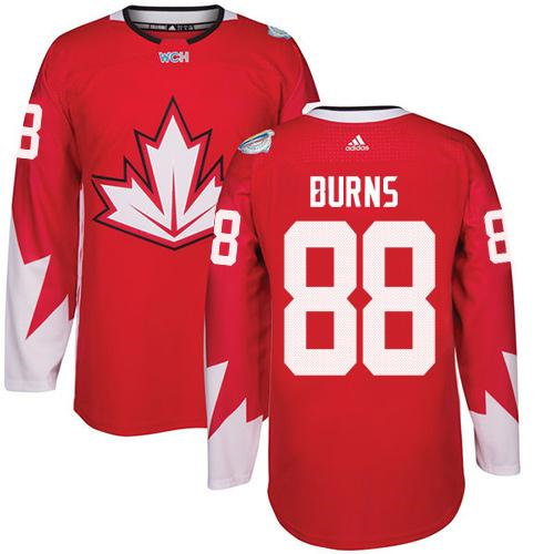 Kid Team Canada 88 Brent Burns Red 2016 World Cup NHL Jersey