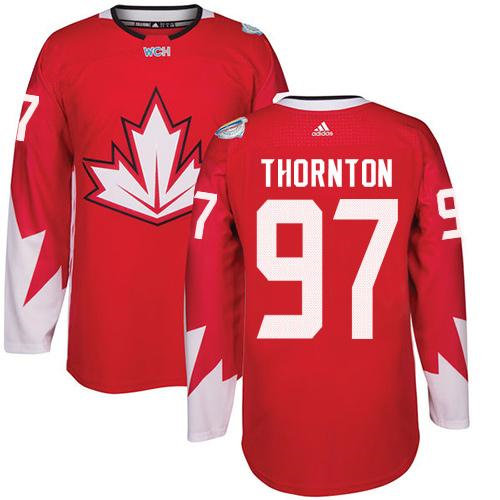 Kid Team Canada 97 Joe Thornton Red 2016 World Cup NHL Jersey