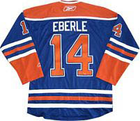 Kids Edmonton Oilers #14 Jordan Eberle Jerseys LT blue