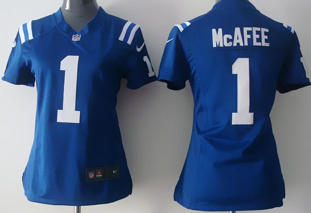 Kids Nike Indianapolis Colts 1 Pat McAfee Blue NFL Jerseys