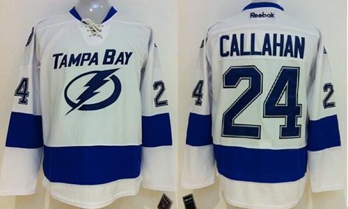Kids Tampa Bay Lightning 24 Ryan Callahan White NHL Jersey