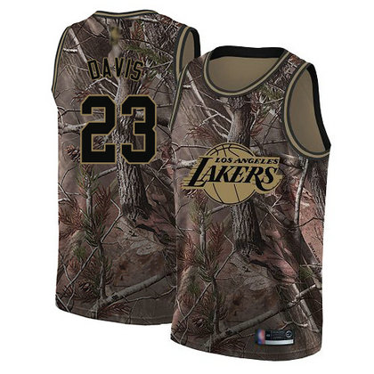 Lakers #23 Anthony Davis Camo Basketball Swingman Realtree Collection Jersey