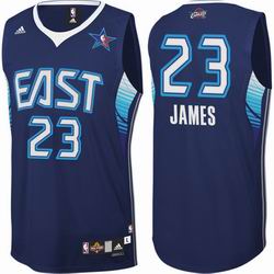LeBron James #23 2009 Eastern Conference All Star Jersey Navy blue