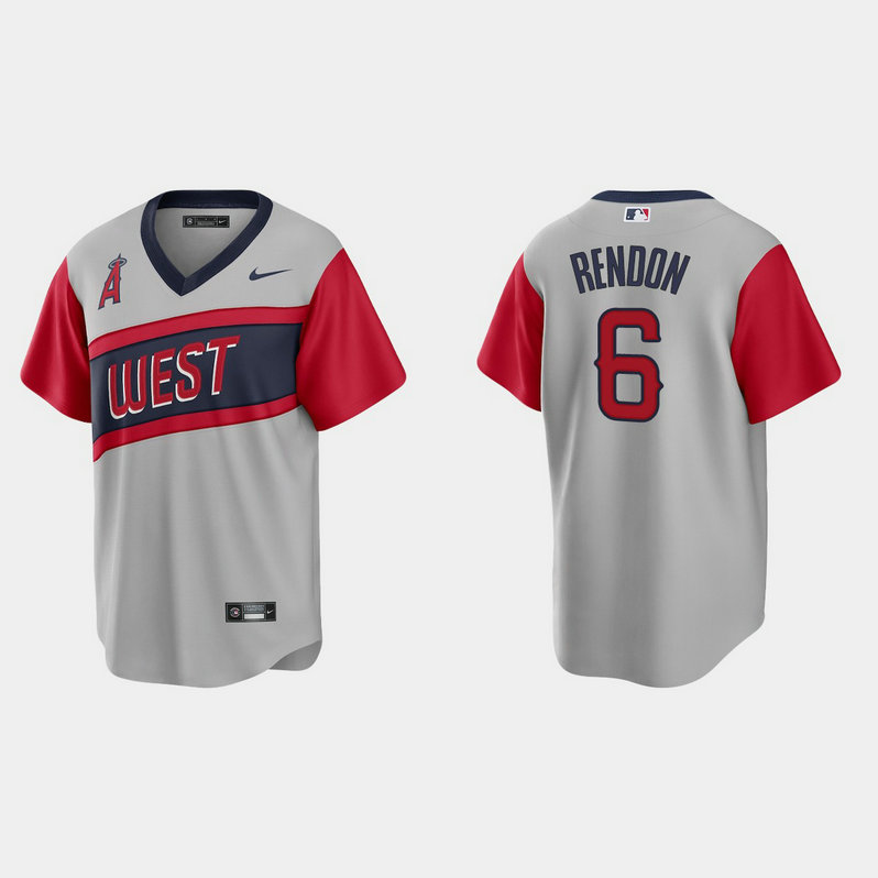 Los Angeles Angels #6 Anthony Rendon Men's Nike Gray 2021 Little League Classic Game MLB Jersey