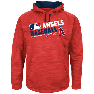 Los Angeles Angels of Anaheim Authentic Collection Red Team Choice Streak Hoodie