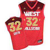 Los Angeles Clippers #32 Blake Griffin All-Star 2012 Western red jerseys