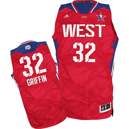Los Angeles Clippers #32 Blake Griffin All-Star 2013 Western red jerseys