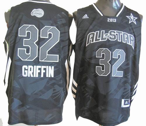 Los Angeles Clippers #32 Blake Griffin All-Star 2013 black Fashion Swingman Jersey