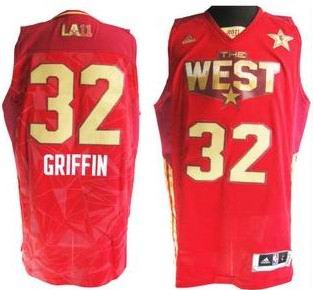 Los Angeles Clippers #32 Blake Griffin jersey 2011 all star jerseys red