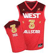 Los Angeles Clippers 3# Chris Paul All-Star 2012 Western red jerseys