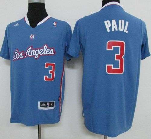 Los Angeles Clippers 3 Chris Paul Light Blue Pride Swingman NBA Jersey