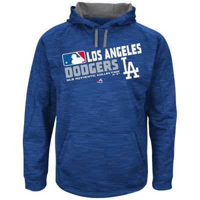 Los Angeles Dodgers Authentic Collection Royal Team Choice Streak Hoodie