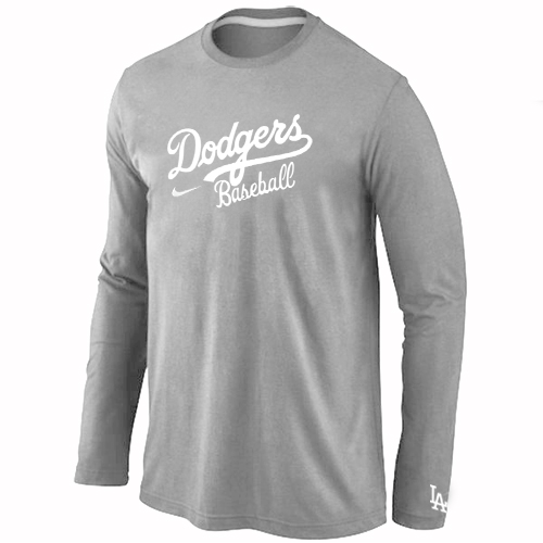 Los Angeles Dodgers Long Sleeve T-Shirt Grey