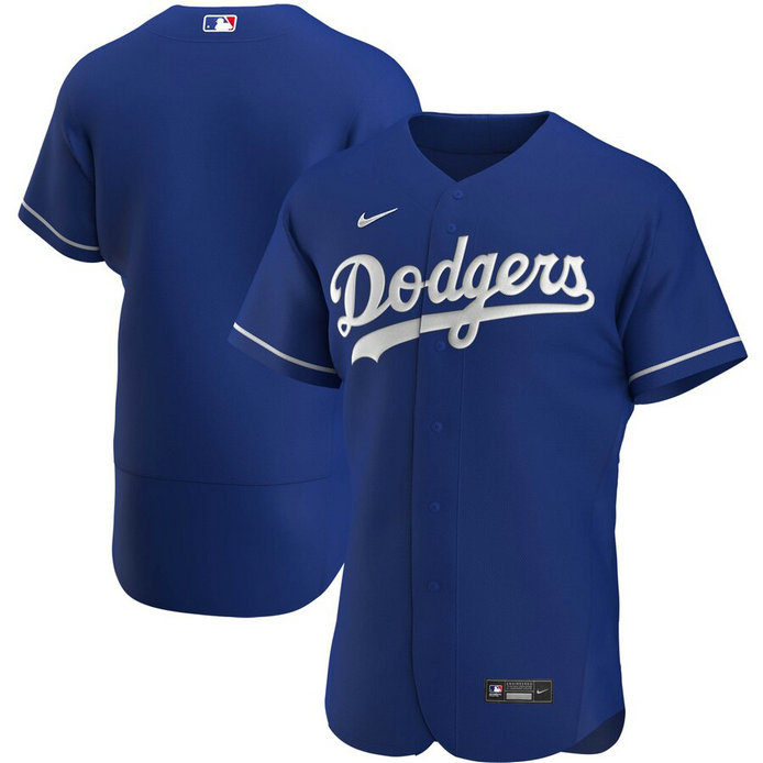 Los Angeles Dodgers Men's Nike Royal Alternate 2020 Authentic Official Team MLB Jersey