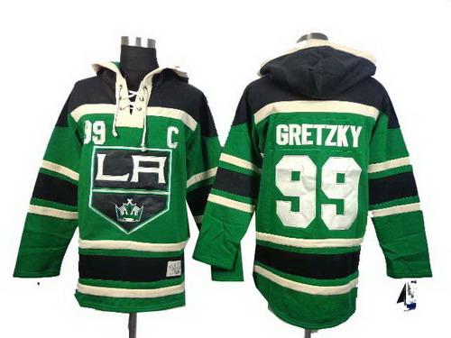 Los Angeles Kings #99 Wayne Gretzky green Hoody