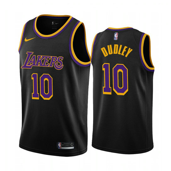Los Angeles Lakers #10 Jared Dudley Black NBA Swingman 2020-21 Earned Edition Jersey