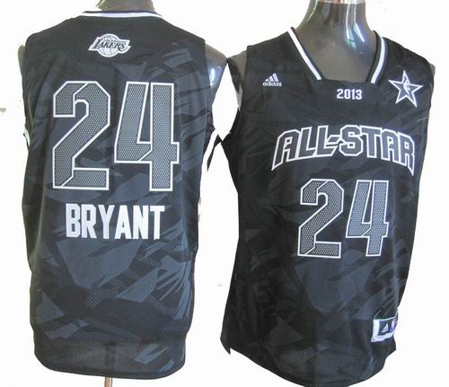 Los Angeles Lakers #24 Kobe Bryant All-Star 2013 black Fashion Swingman Jersey