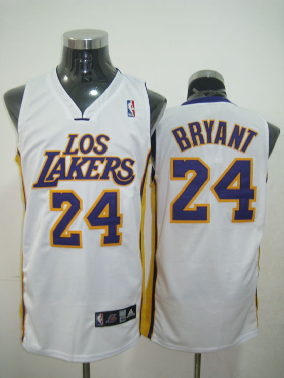 Los Angeles Lakers 24# Kobe Bryant  Latin Nights Swingman white Jersey