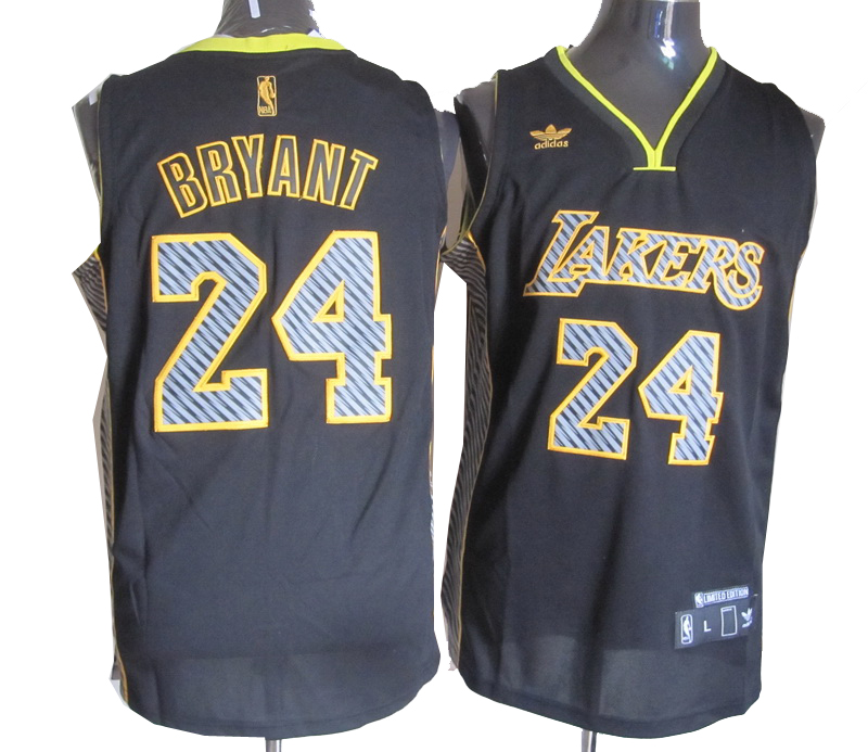 Los Angeles Lakers 24# Kobe Bryant Electricity Fashion Swingman Jerseys