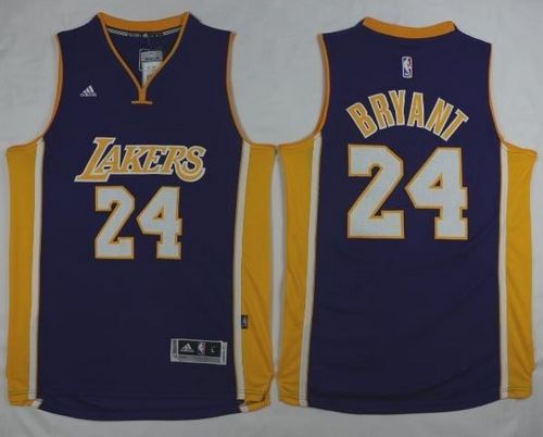 Los Angeles Lakers 24 Kobe Bryant Purple NBA Jersey