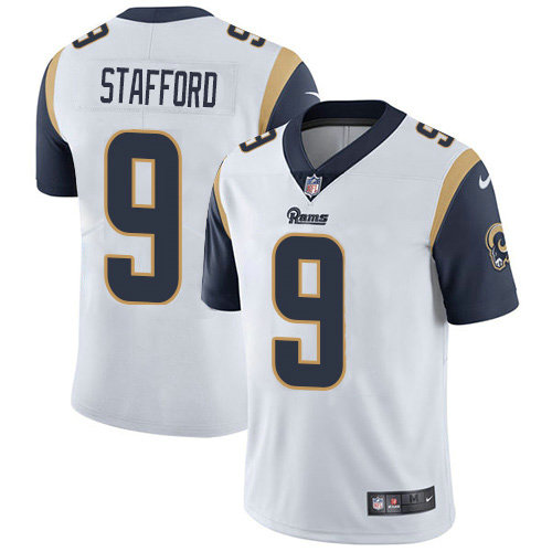 Los Angeles Rams #9 Matthew Stafford White Men's Stitched NFL Vapor Untouchable Limited Jersey