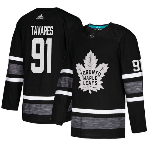 Maple Leafs #91 John Tavares Black Authentic 2019 All-Star Stitched Hockey Jersey