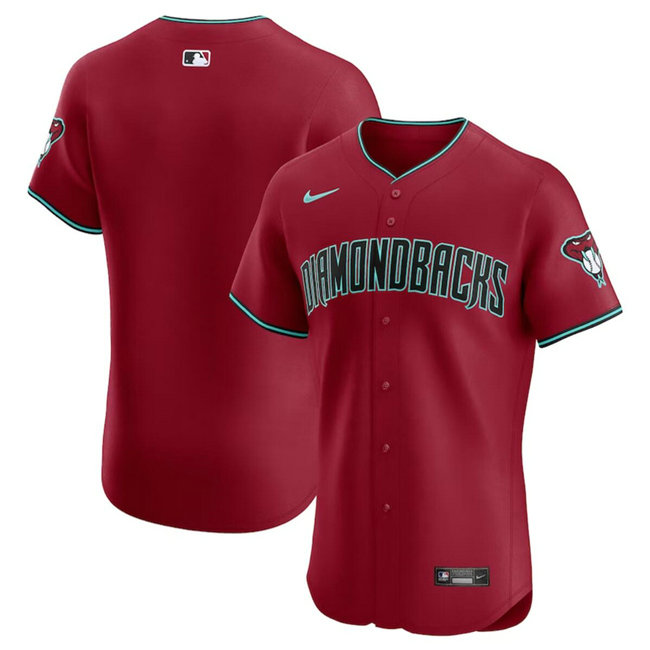 Men's Arizona Diamondbacks Blank Red Flex Base Stitched Jersey