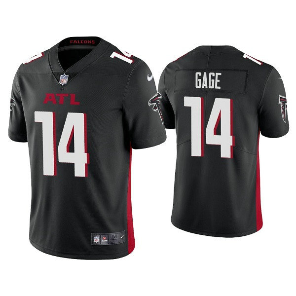 Men's Atlanta Falcons #14 Russell Gage Black Vapor Untouchable Limited Stitched