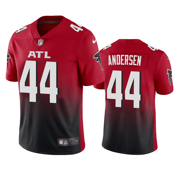 Men's Atlanta Falcons #44 Troy Andersen Red Vapor Untouchable Limited Stitched Jersey
