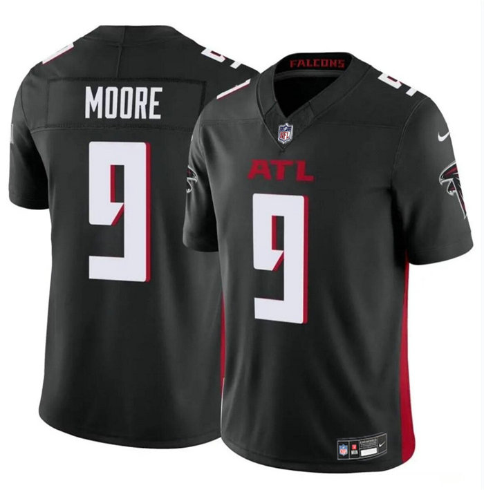 Men's Atlanta Falcons #9 Rondale Moore Black 2023 F.U.S.E Vapor Untouchable Limited Stitched Football Jersey