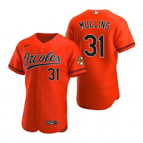 Men's Baltimore Orioles #31 Cedric Mullins Orange Jersey