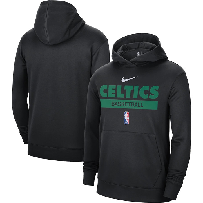 Men's Boston Celtics Black Spotlight Fleece Overhead Hoodie