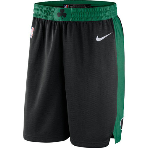 Men's Boston Celtics Nike Black Statement Swingman Basketball Shorts