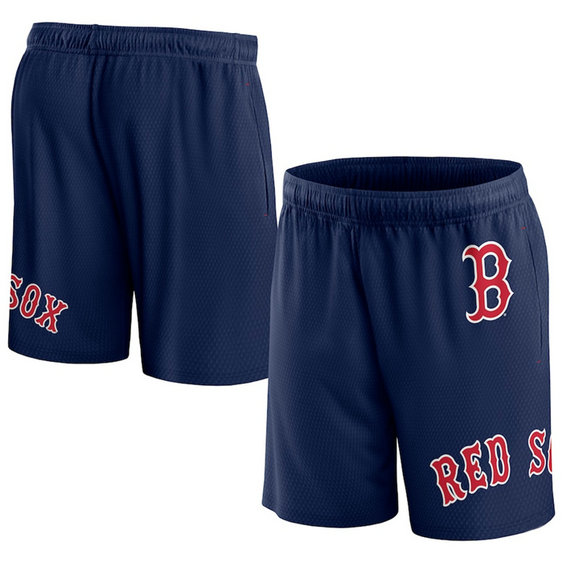 Men's Boston Red Sox Navy Clincher Mesh Shorts