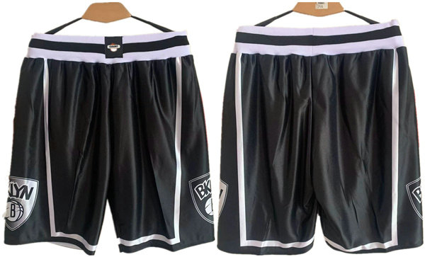 Men's Brooklyn Nets Black Shorts 
