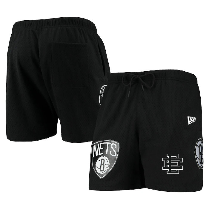 Men's Brooklyn Nets Black Shorts