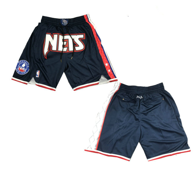 Men's Brooklyn Nets Navy Shorts 