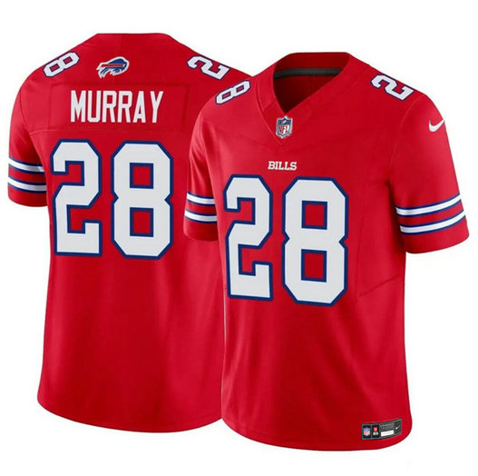 Men's Buffalo Bills #28 Latavius Murray Red 2023 F.U.S.E. Vapor Untouchable Limited Stitched Football Jersey