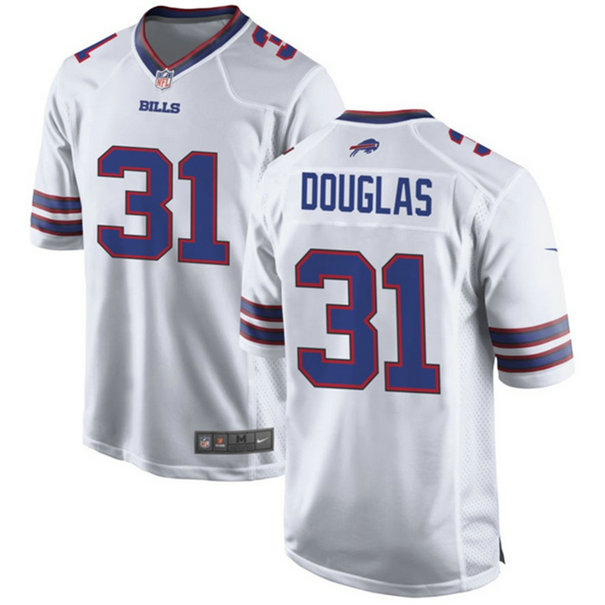Men's Buffalo Bills #31 Rasul Douglas White Stitched Football Game Jersey - 副本