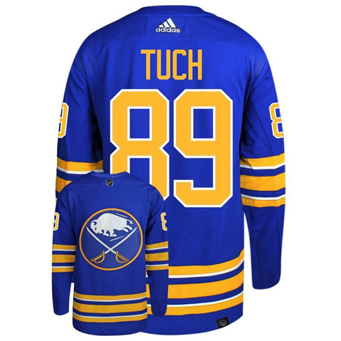 Men's Buffalo Sabres #89 Alex Tuch Royal Stitched Jersey