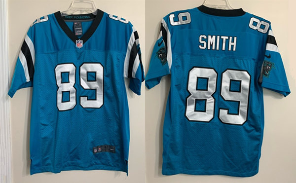 Men's Carolina Panthers #89 Steve Smith Blue Game Jersey